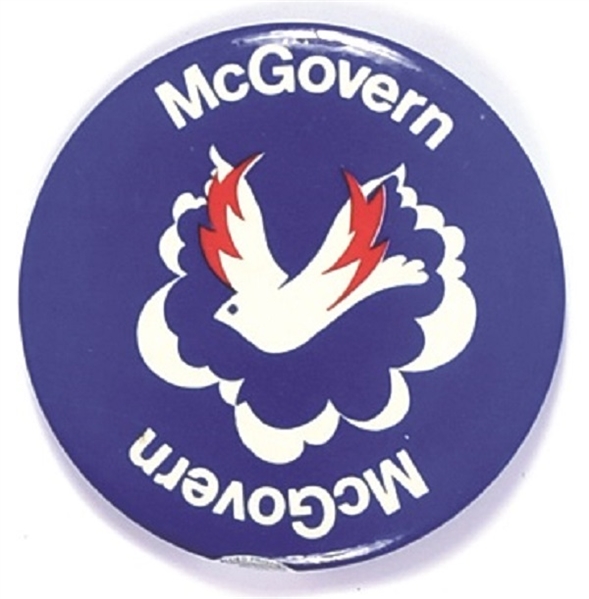 George McGovern Rare Peace Dove Pin