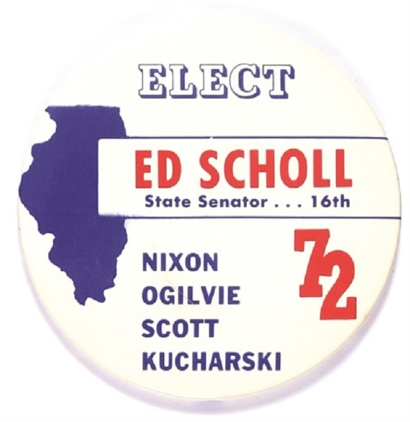 Nixon, Ed Scholl State Senator Illinois Coattail