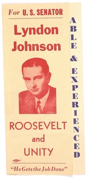 Johnson, Roosevelt and Unity Campaign Pamphlet