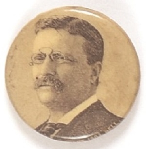Theodore Roosevelt Smaller Size Celluloid