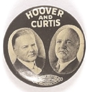 Hoover, Curtis Scarce Black and White Jugate