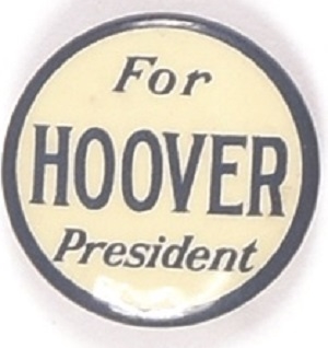 Hoover For President Unusual Celluloid