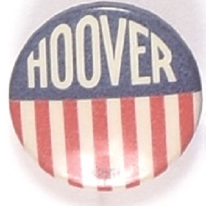 Hoover Red Stripes Celluloid