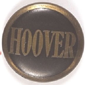 Hoover Black and Gold Celluloid