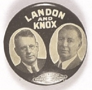 Landon and Knox Black and White Jugate
