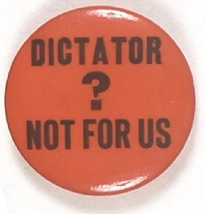 Willkie: Dictator? Not for Us Red Version