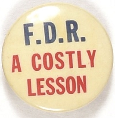 FDR A Costly Lesson