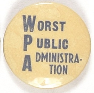 Willkie Worst Public Administration