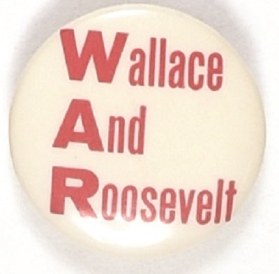 Wallace and Roosevelt WAR
