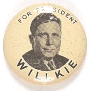 Willkie for President Picture Litho