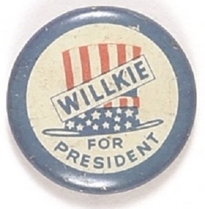 Willkie Uncle Sam Top Hat Litho