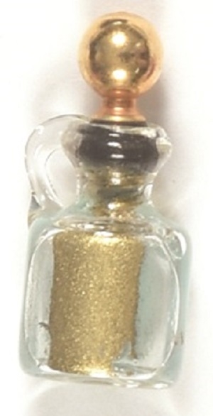 Goldwater Glass Flask of "Gold Water" Glitter