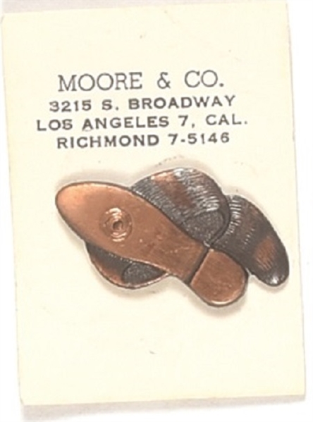 Stevenson Shoes Pin With Original Card