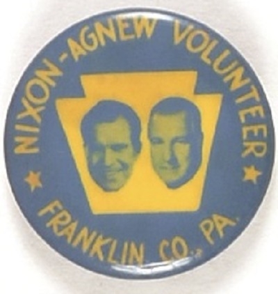Nixon, Agnew Pennsylvania Volunteer Jugate