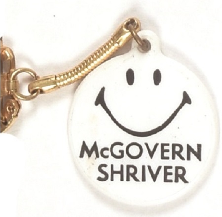 McGovern, Shriver Smiley Face Keychain