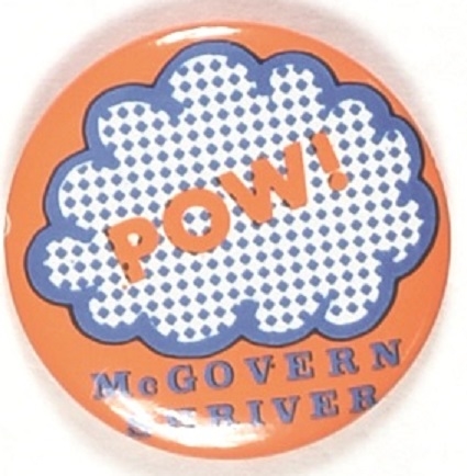 McGovern Pow! Pop Art Pin