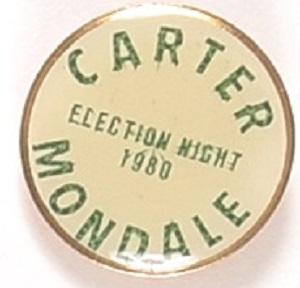 Carter Election Night Pin