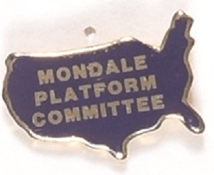 Mondale Platform Committee Staff Pin