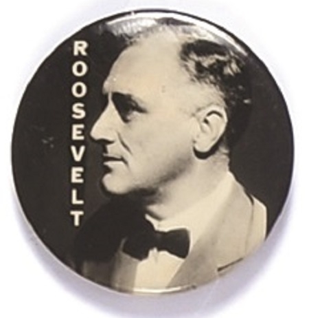 Franklin Roosevelt Profile Celluloid
