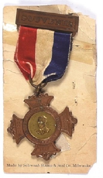 Wilson Inauguration Badge and Card