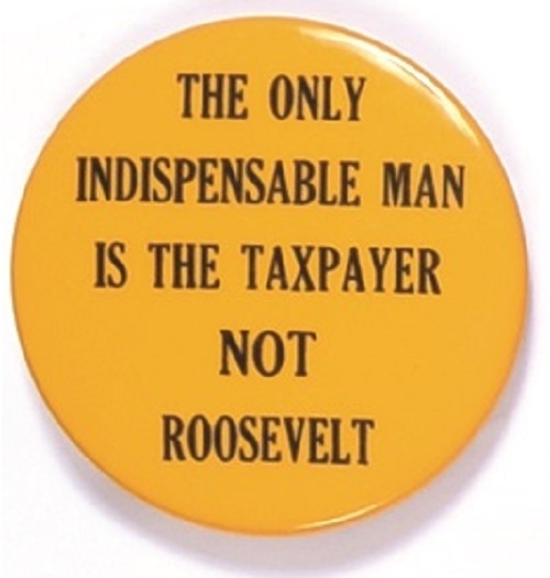 Willkie Only Indispensable Man is the Taxpayer