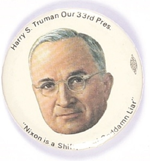 Truman anti Nixon Celluloid