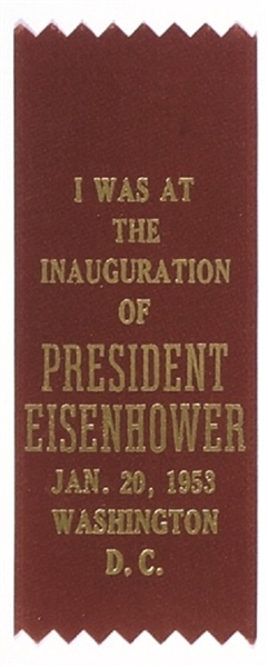 Eisenhower Inaugural Ribbon
