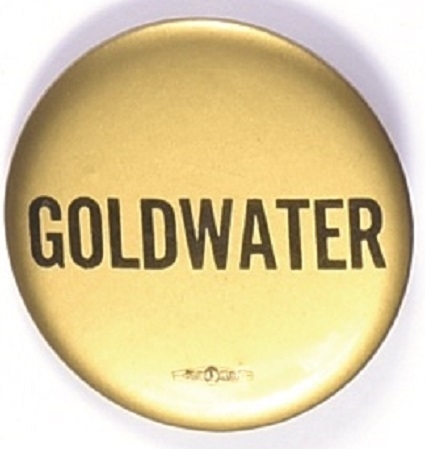 Goldwater Gold and Black Pin