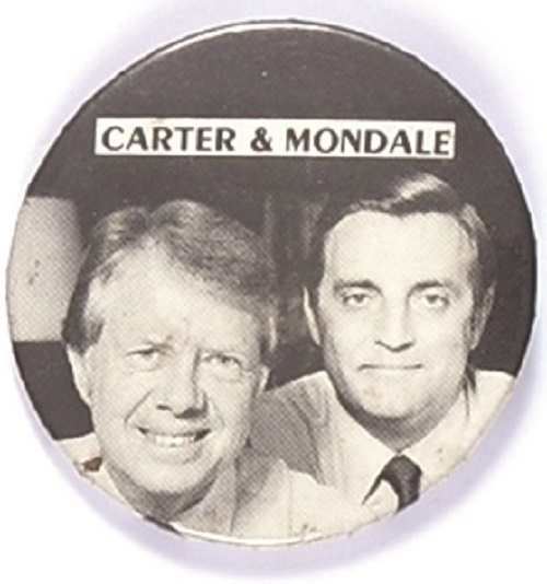 Carter, Mondale Black and White Jugate