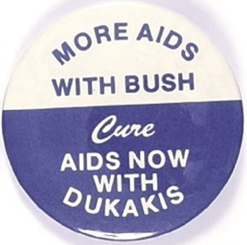 Cure AIDS Now With Dukakis