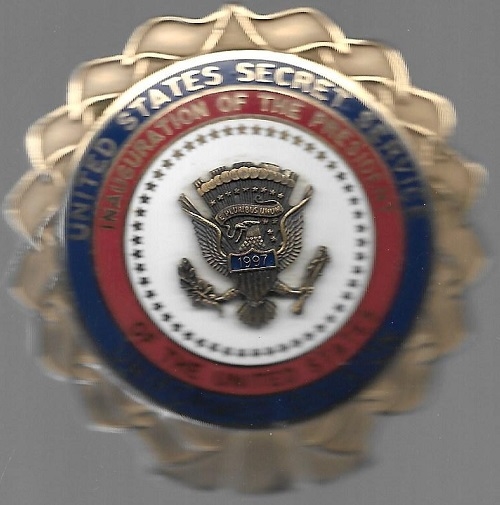 Clinton Inaugural Police Badge