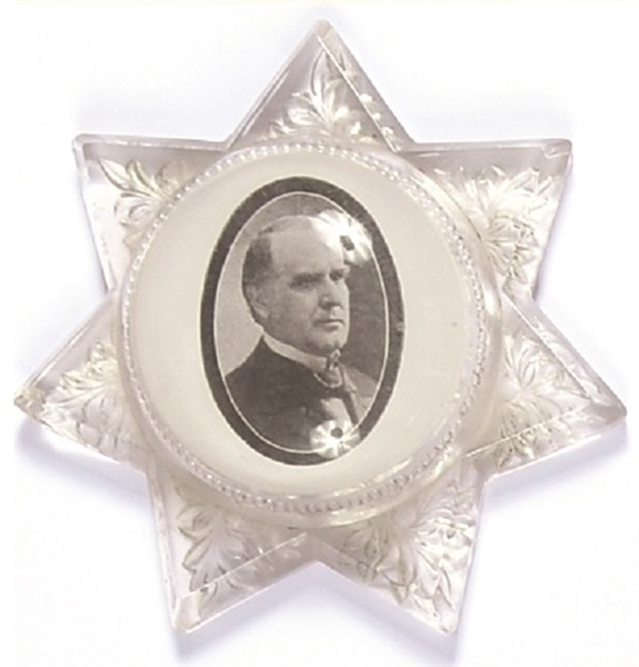 McKinley Glass Star Paperweight