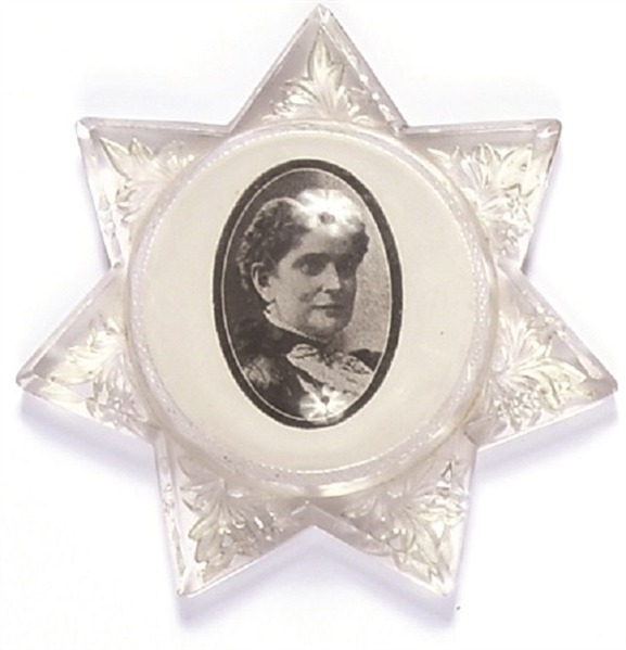 Ida McKinley Glass Star Paperweight