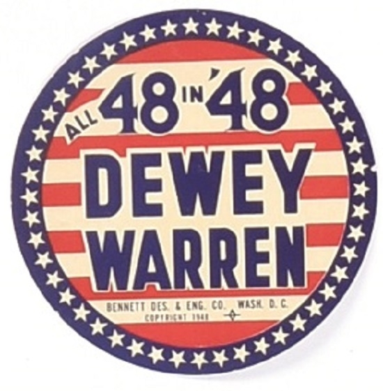 Dewey All 48 in 48 Sticker