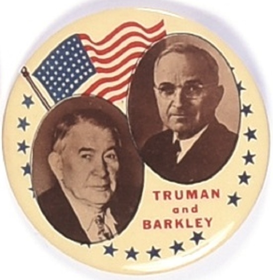Truman, Barkley Classic, Scarce Jugate