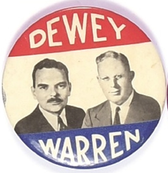Dewey, Warren Large 1948 Jugate