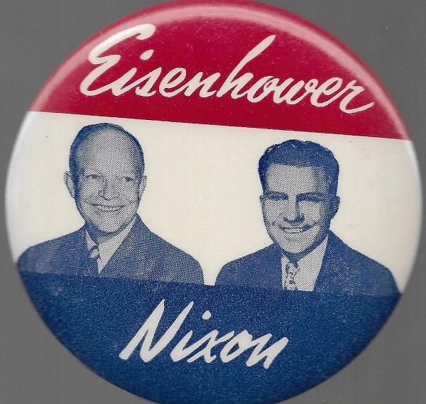 Eisenhower, Nixon Script Lettering Jugate