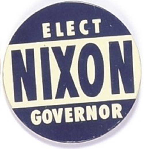 Elect Nixon Governor California