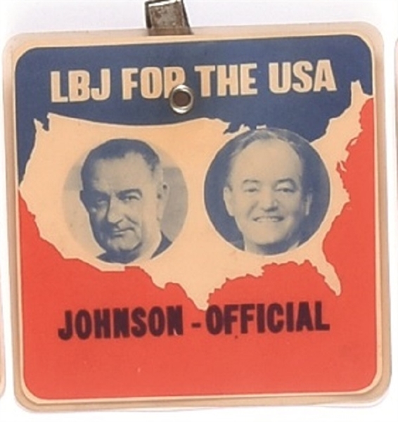 LBJ for the USA Johnson Official Pass