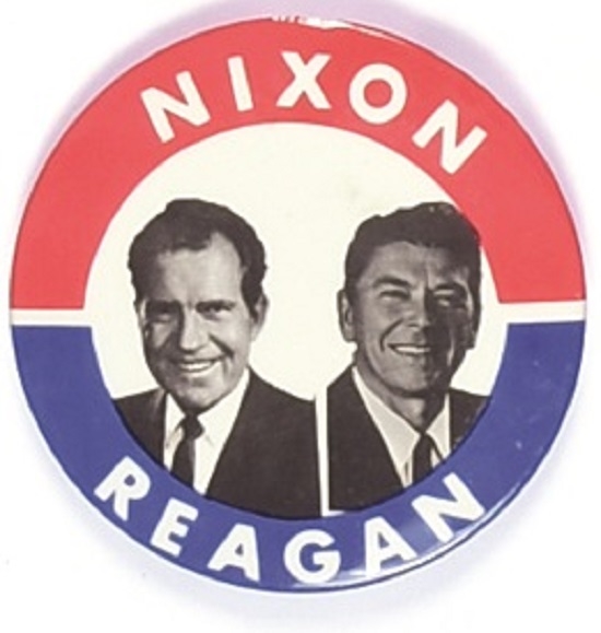 Nixon and Reagan 1968 Celluloid