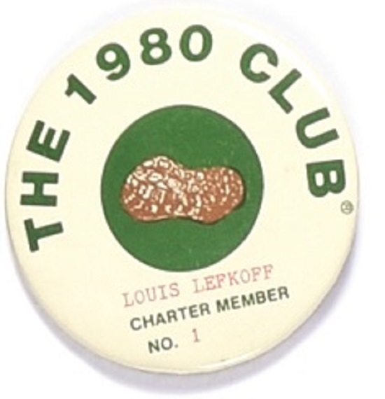 Carter Peanut Club Member No. 1