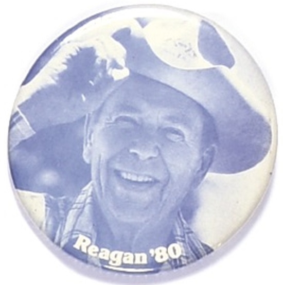 Reagan 1980 Different Cowboy Picture Pin