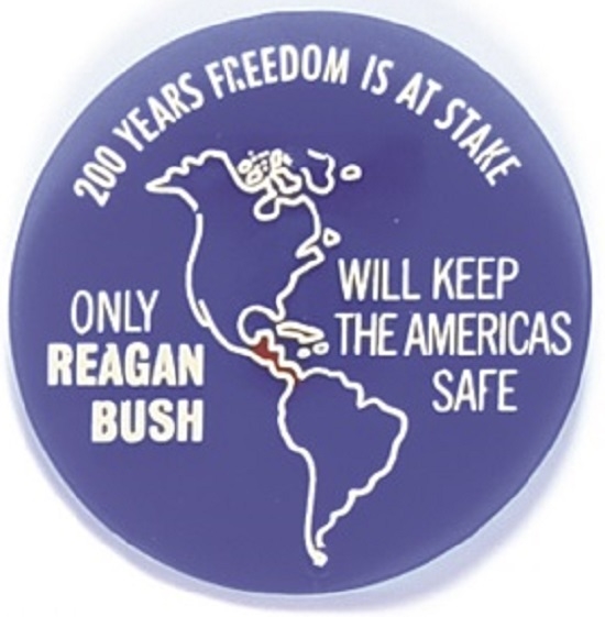 Reagan 200 Years of Freedom at Stake Blue Version