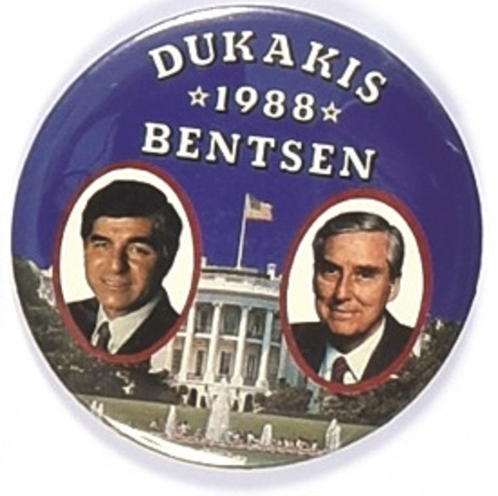 Dukakis and Bentsen White House Jugate