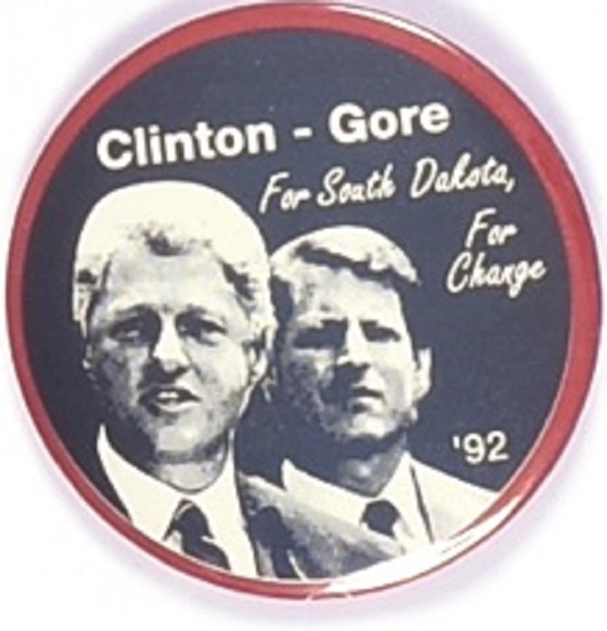 Clinton, Gore South Dakota Jugate