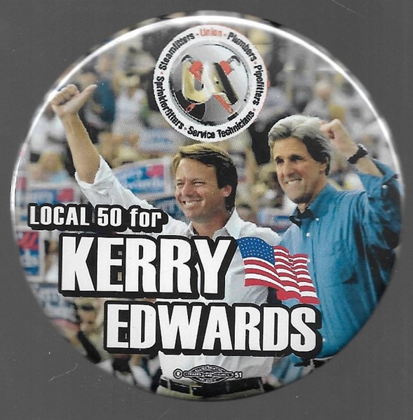 Plumbers, Steamfitters for Kerry and Edwards 