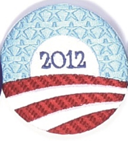 Obama 2012 Embroidered Pinback