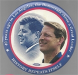 Gore, Kennedy History Repeats Itself 6 Inch Pin