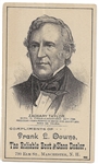 Zachary Taylor Reliable Boot and Shoe Trade Card