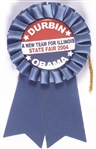 Obama, Durbin 2004 Illinois State Fair Pin, Rosette